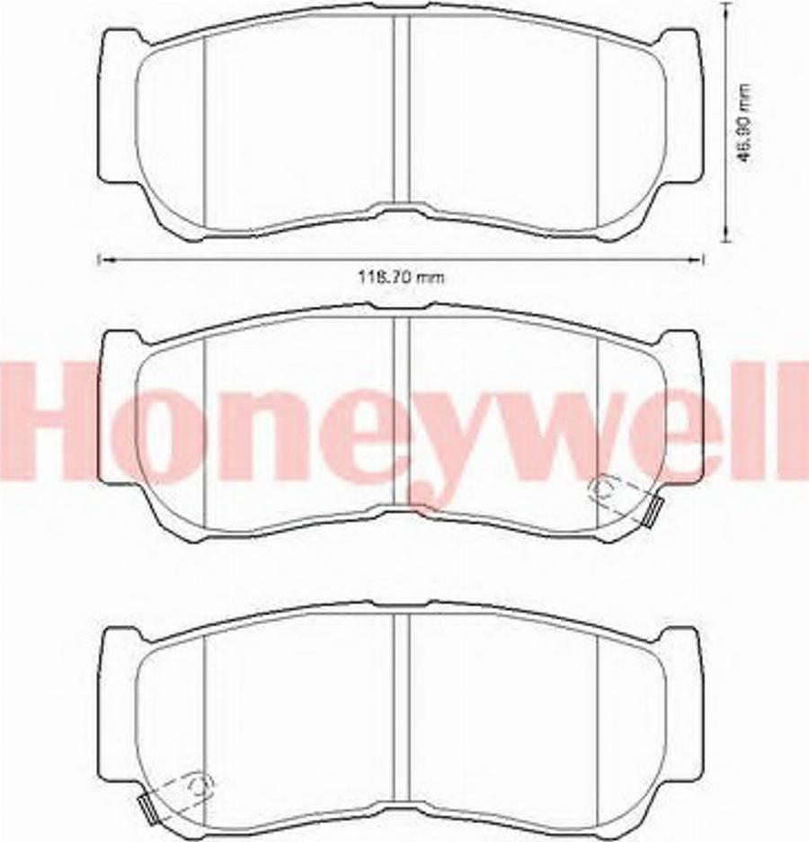 BENDIX 572608B - Тормозные колодки, дисковые, комплект autosila-amz.com