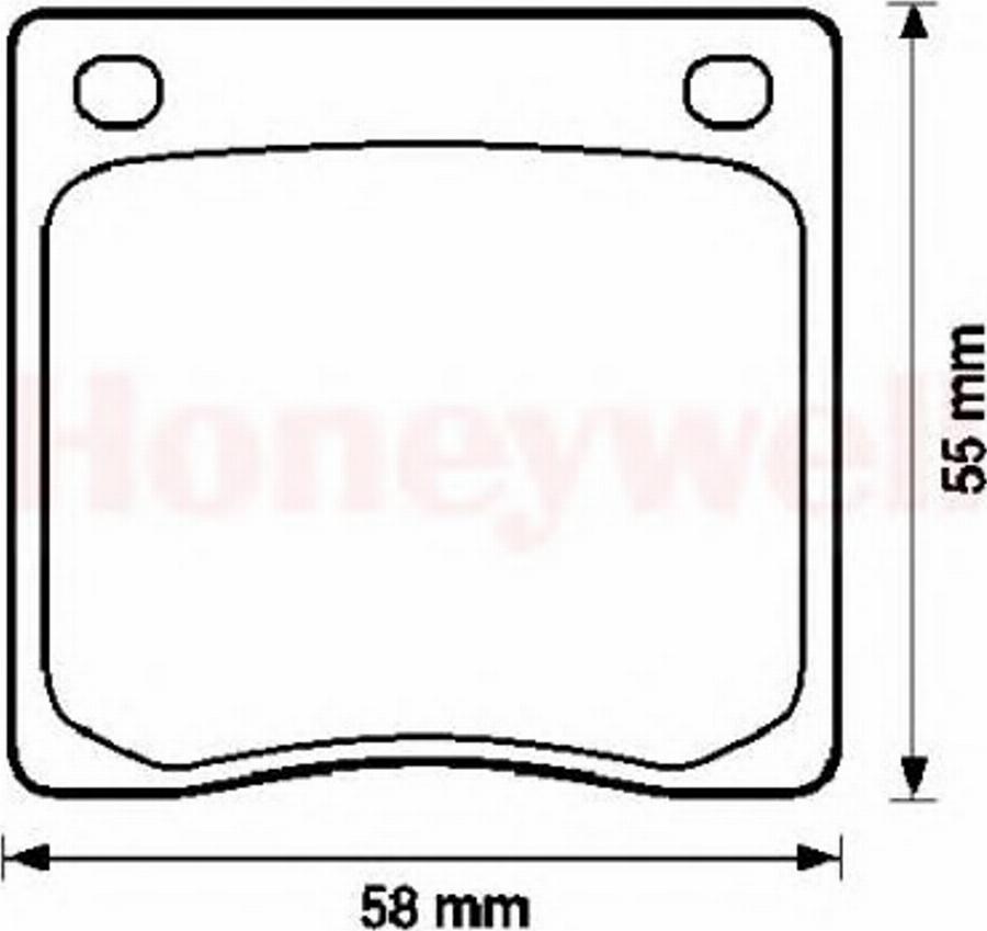 BENDIX 572102B - Тормозные колодки, дисковые, комплект autosila-amz.com