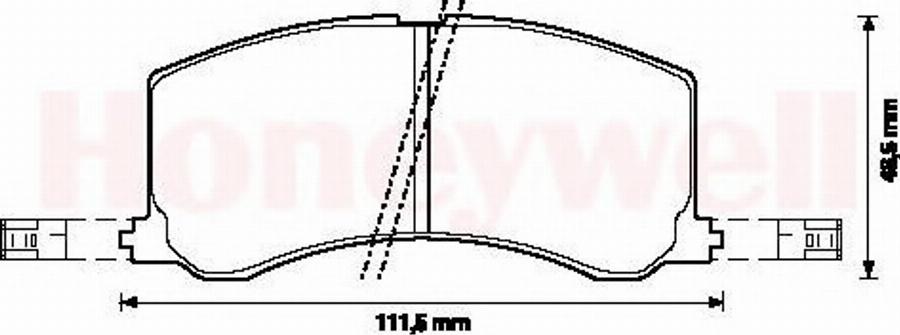 BENDIX 572399 B - Тормозные колодки, дисковые, комплект autosila-amz.com