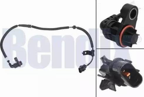 BENDIX 058591B - Датчик ABS, частота вращения колеса autosila-amz.com