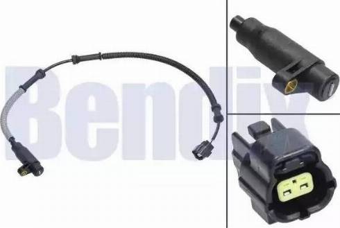 BENDIX 058586B - Датчик ABS, частота вращения колеса autosila-amz.com