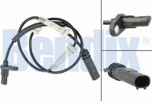 BENDIX 058573B - Датчик ABS, частота вращения колеса autosila-amz.com