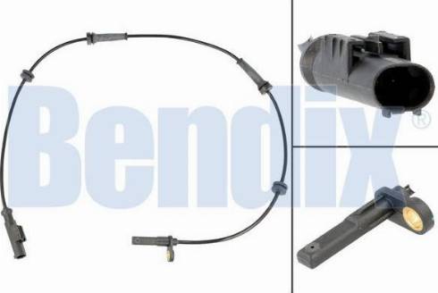 BENDIX 058683B - Датчик ABS, частота вращения колеса autosila-amz.com