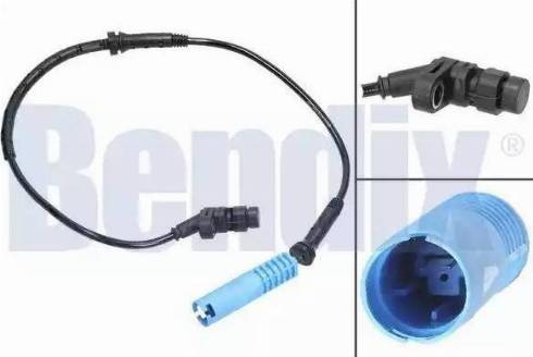 BENDIX 058003B - Датчик ABS, частота вращения колеса autosila-amz.com