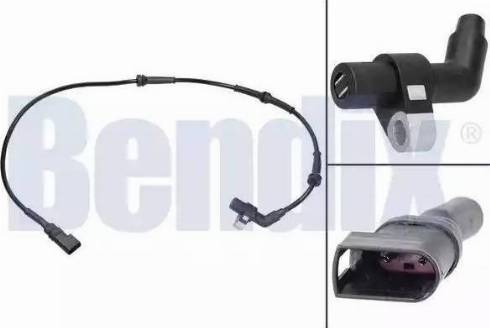 BENDIX 058083B - Датчик ABS, частота вращения колеса autosila-amz.com