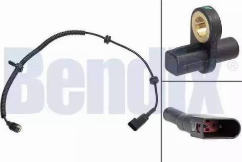BENDIX 058027B - Датчик ABS, частота вращения колеса autosila-amz.com