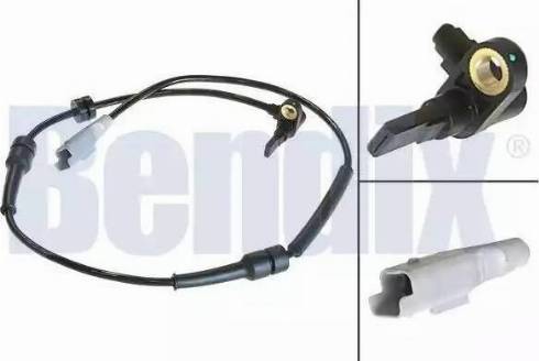 BENDIX 058190B - Датчик ABS, частота вращения колеса autosila-amz.com