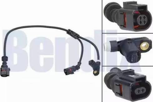 BENDIX 058146B - Датчик ABS, частота вращения колеса autosila-amz.com