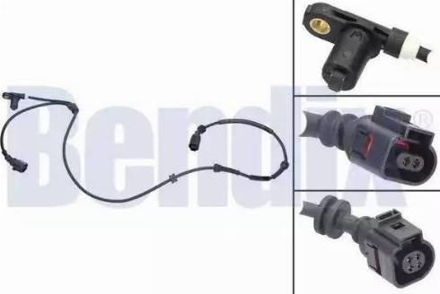 BENDIX 058148B - Датчик ABS, частота вращения колеса autosila-amz.com