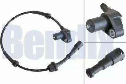 BENDIX 058169B - Датчик ABS, частота вращения колеса autosila-amz.com