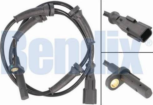 BENDIX 058807B - Датчик ABS, частота вращения колеса autosila-amz.com