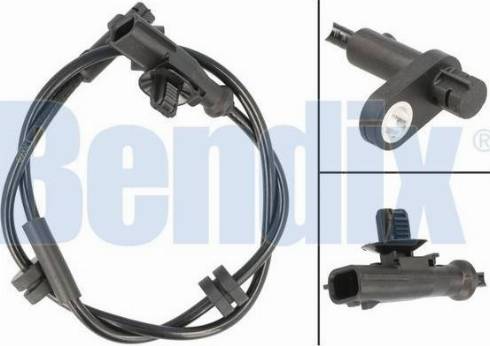 BENDIX 058828B - Датчик ABS, частота вращения колеса autosila-amz.com