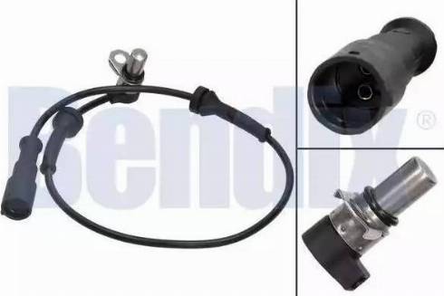 BENDIX 058253B - Датчик ABS, частота вращения колеса autosila-amz.com