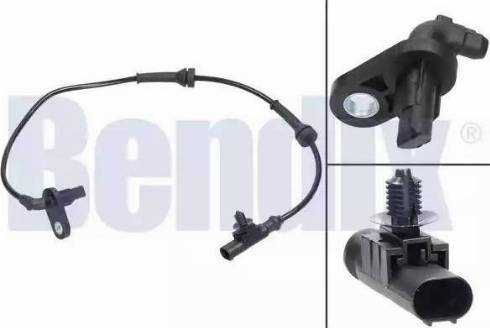 BENDIX 058264B - Датчик ABS, частота вращения колеса autosila-amz.com