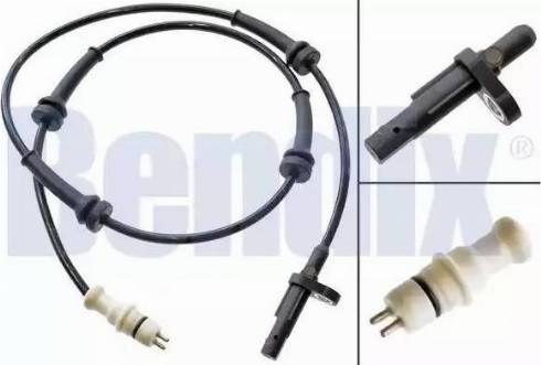 BENDIX 058201B - Датчик ABS, частота вращения колеса autosila-amz.com