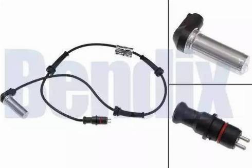 BENDIX 058219B - Датчик ABS, частота вращения колеса autosila-amz.com