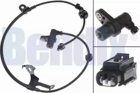 BENDIX 058225B - Датчик ABS, частота вращения колеса autosila-amz.com