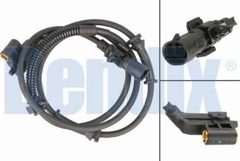 BENDIX 058791B - Датчик ABS, частота вращения колеса autosila-amz.com