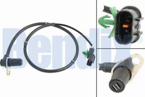 BENDIX 058750B - Датчик ABS, частота вращения колеса autosila-amz.com