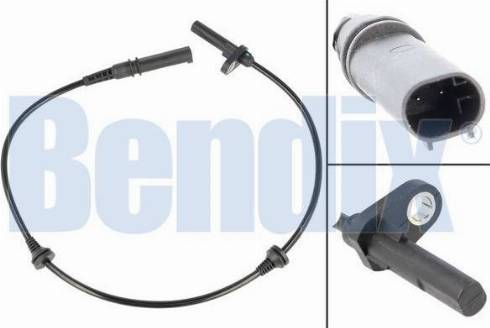 BENDIX 058764B - Датчик ABS, частота вращения колеса autosila-amz.com