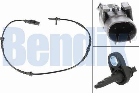 BENDIX 058707B - Датчик ABS, частота вращения колеса autosila-amz.com