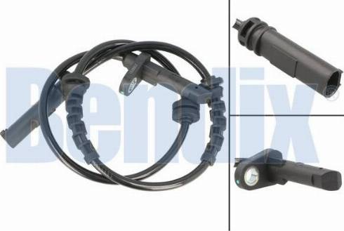 BENDIX 058788B - Датчик ABS, частота вращения колеса autosila-amz.com