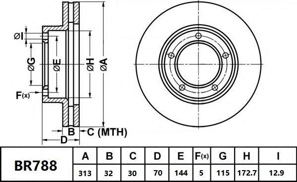 Stellox 6020-4597VK-SX - Тормозной диск autosila-amz.com