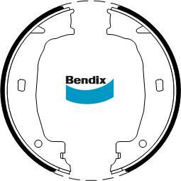 Bendix-AU BS5103 - Комплект тормозов, ручник, парковка autosila-amz.com