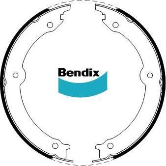 Bendix-AU BS5292 - Комплект тормозов, ручник, парковка autosila-amz.com
