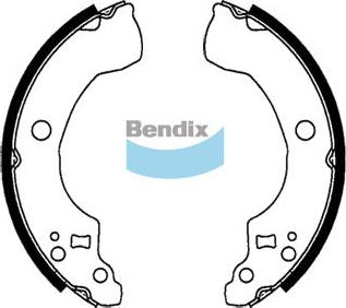 Bendix-AU BS1792 - Комплект тормозных колодок, барабанные autosila-amz.com