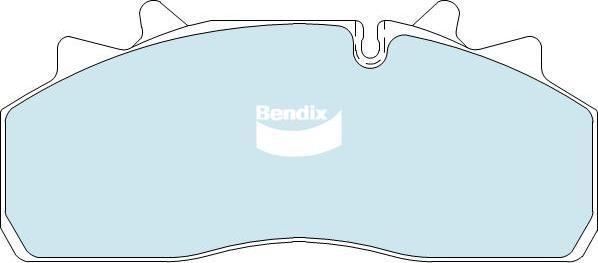 Bendix-AU CVP090 PT - Тормозные колодки, дисковые, комплект autosila-amz.com