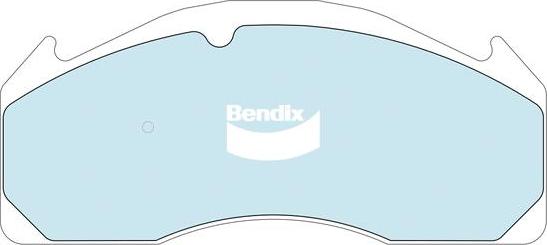 Bendix-AU CVP037PTHD - Тормозные колодки, дисковые, комплект autosila-amz.com