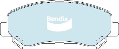 Bendix-AU DB1946 -4WD - Тормозные колодки, дисковые, комплект autosila-amz.com