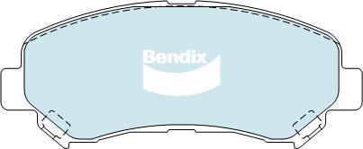 Bendix-AU DB1946 GCT - Тормозные колодки, дисковые, комплект autosila-amz.com