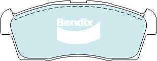 Bendix-AU DB1918 GCT - Тормозные колодки, дисковые, комплект autosila-amz.com