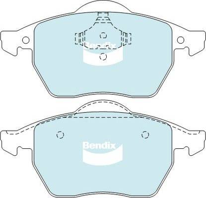 Bendix-AU DB1401 EURO+ - Тормозные колодки, дисковые, комплект autosila-amz.com