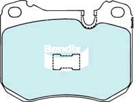 Bendix-AU DB165 GCT - Тормозные колодки, дисковые, комплект autosila-amz.com