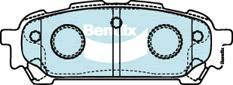 Bendix-AU DB1672 HD - Тормозные колодки, дисковые, комплект autosila-amz.com