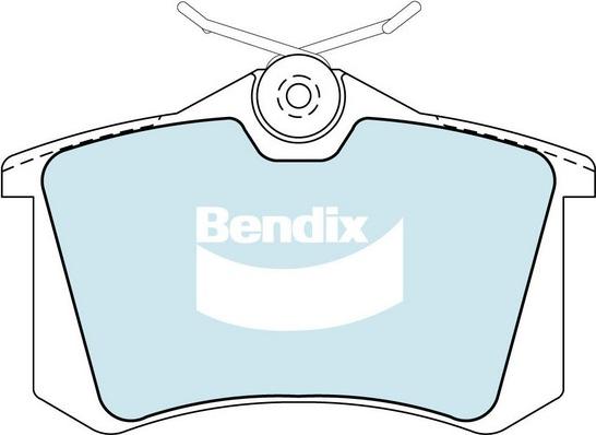 Bendix-AU DB1192 GCT - Тормозные колодки, дисковые, комплект autosila-amz.com