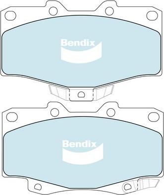 Bendix-AU DB1149 -4WD - Тормозные колодки, дисковые, комплект autosila-amz.com
