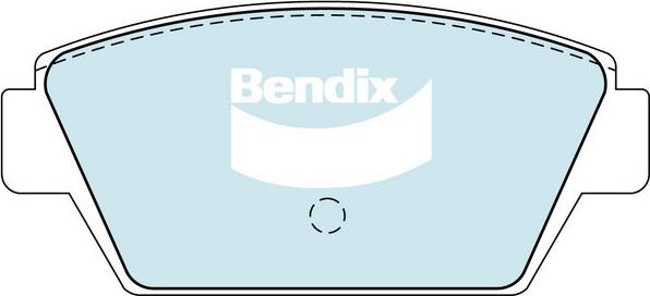 Bendix-AU DB1143 GCT - Тормозные колодки, дисковые, комплект autosila-amz.com
