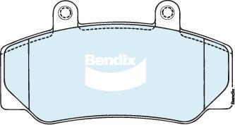 Bendix-AU DB1169 EURO+ - Тормозные колодки, дисковые, комплект autosila-amz.com