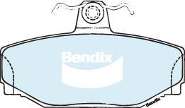 Bendix-AU DB1171 EURO+ - Тормозные колодки, дисковые, комплект autosila-amz.com