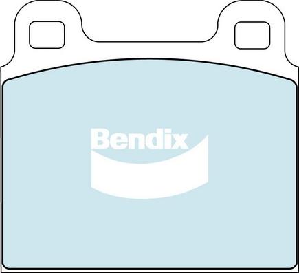 Bendix-AU DB11 GCT - Тормозные колодки, дисковые, комплект autosila-amz.com