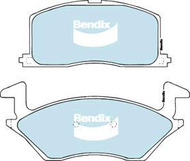Bendix-AU DB1314 HD - Тормозные колодки, дисковые, комплект autosila-amz.com