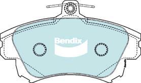 Bendix-AU DB1381 EURO+ - Тормозные колодки, дисковые, комплект autosila-amz.com