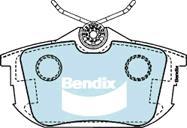 Bendix-AU DB1382 GCT - Тормозные колодки, дисковые, комплект autosila-amz.com