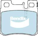 Bendix-AU DB1321 EURO+ - Тормозные колодки, дисковые, комплект autosila-amz.com