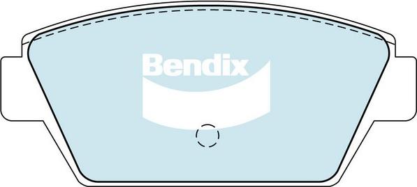 Bendix-AU DB1240 GCT - Тормозные колодки, дисковые, комплект autosila-amz.com