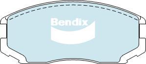 Bendix-AU DB1277 GCT - Тормозные колодки, дисковые, комплект autosila-amz.com